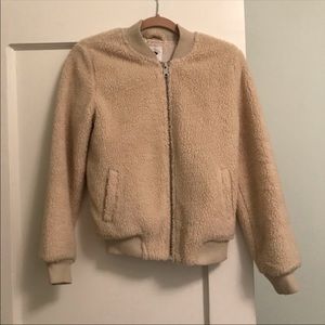 Sheep shearling coat